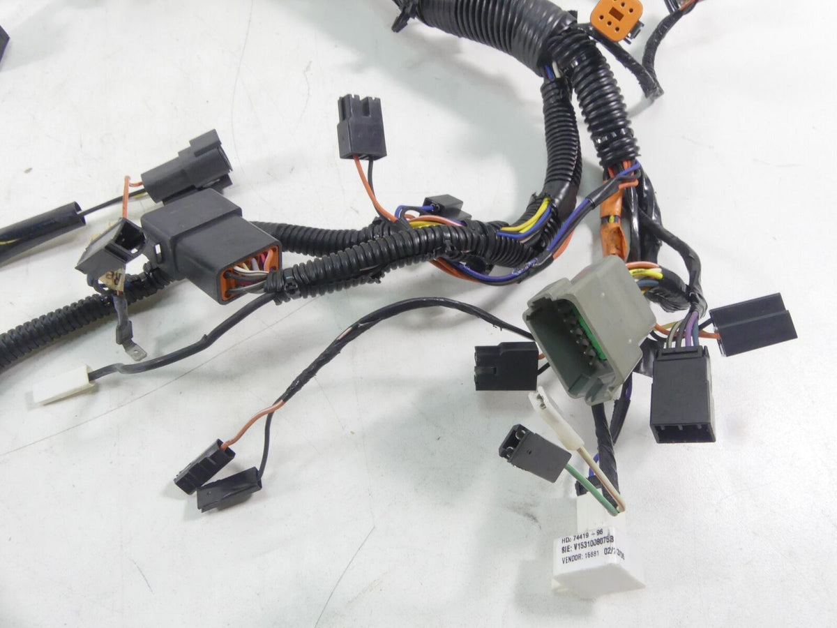 2006 Harley Touring FLHCU SE CVO Front Fairing Wiring Harness - No Cut 70232-06 {{ shop.shopifyCountryName }} - Mototech271