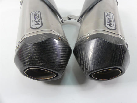 2020 Triumph Speed Triple RS 1050 Arrow Exhaust Slip On Pipe Mufflers T2203346 {{ shop.shopifyCountryName }} - Mototech271
