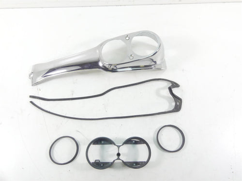 2009 Harley FXDL Dyna Low Rider Chrome Tank Dash Console Gauge Mount -Read 61695-05 | Mototech271