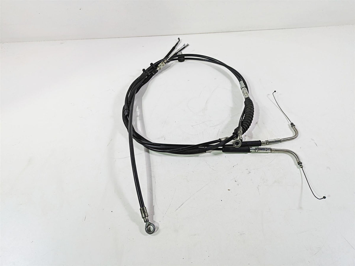 2017 Harley Dyna FXDB Street Bob Oem Brake Line & 10" Throttle Cables 45112-08A {{ shop.shopifyCountryName }} - Mototech271