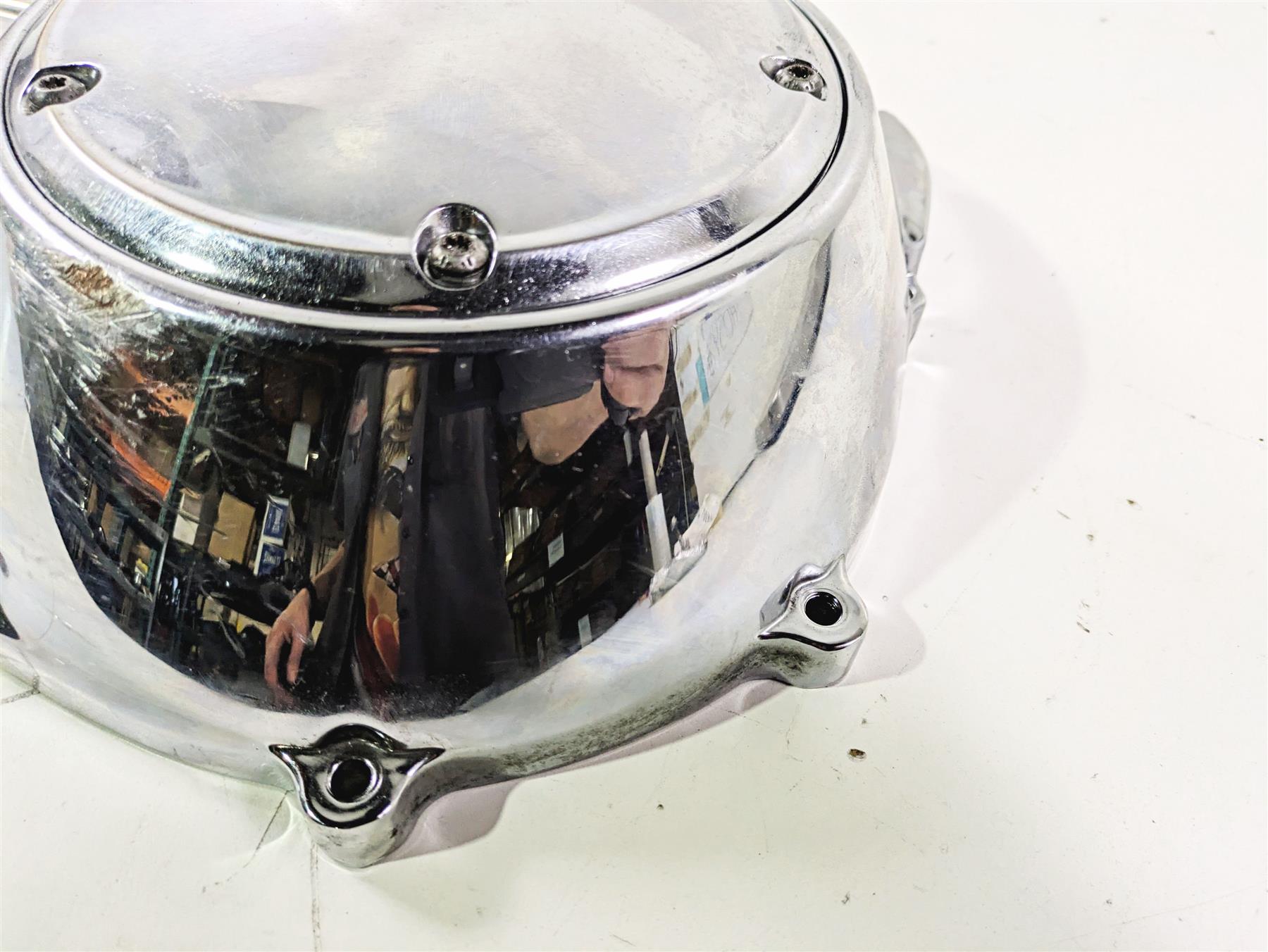 2008 Harley Touring FLHTP Electra Glide Outer Primary Clutch Cover 60685-07 {{ shop.shopifyCountryName }} - Mototech271