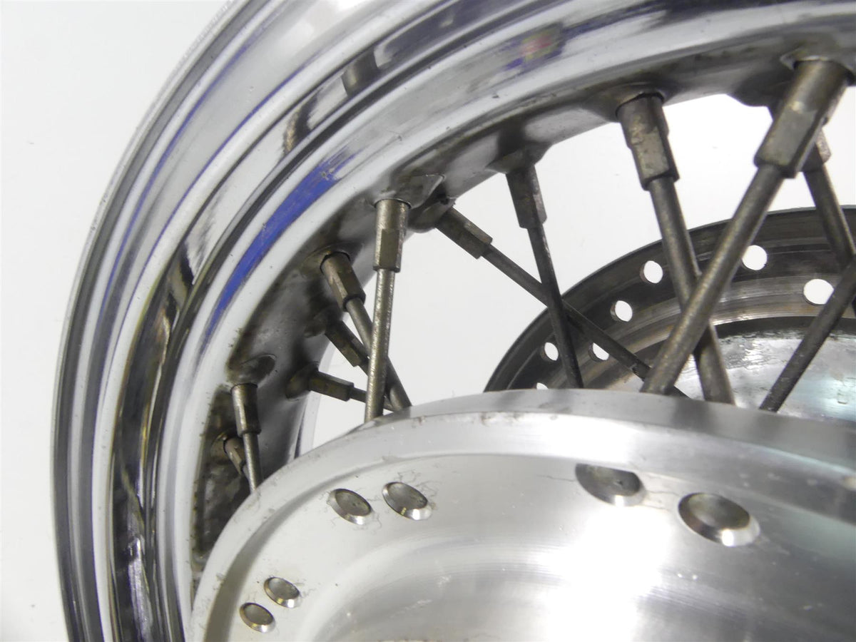 2003 Honda VTX1300 S Straight Spoke Rear Wheel Rim 15x3.5 - Read 42650-MEA-670 {{ shop.shopifyCountryName }} - Mototech271