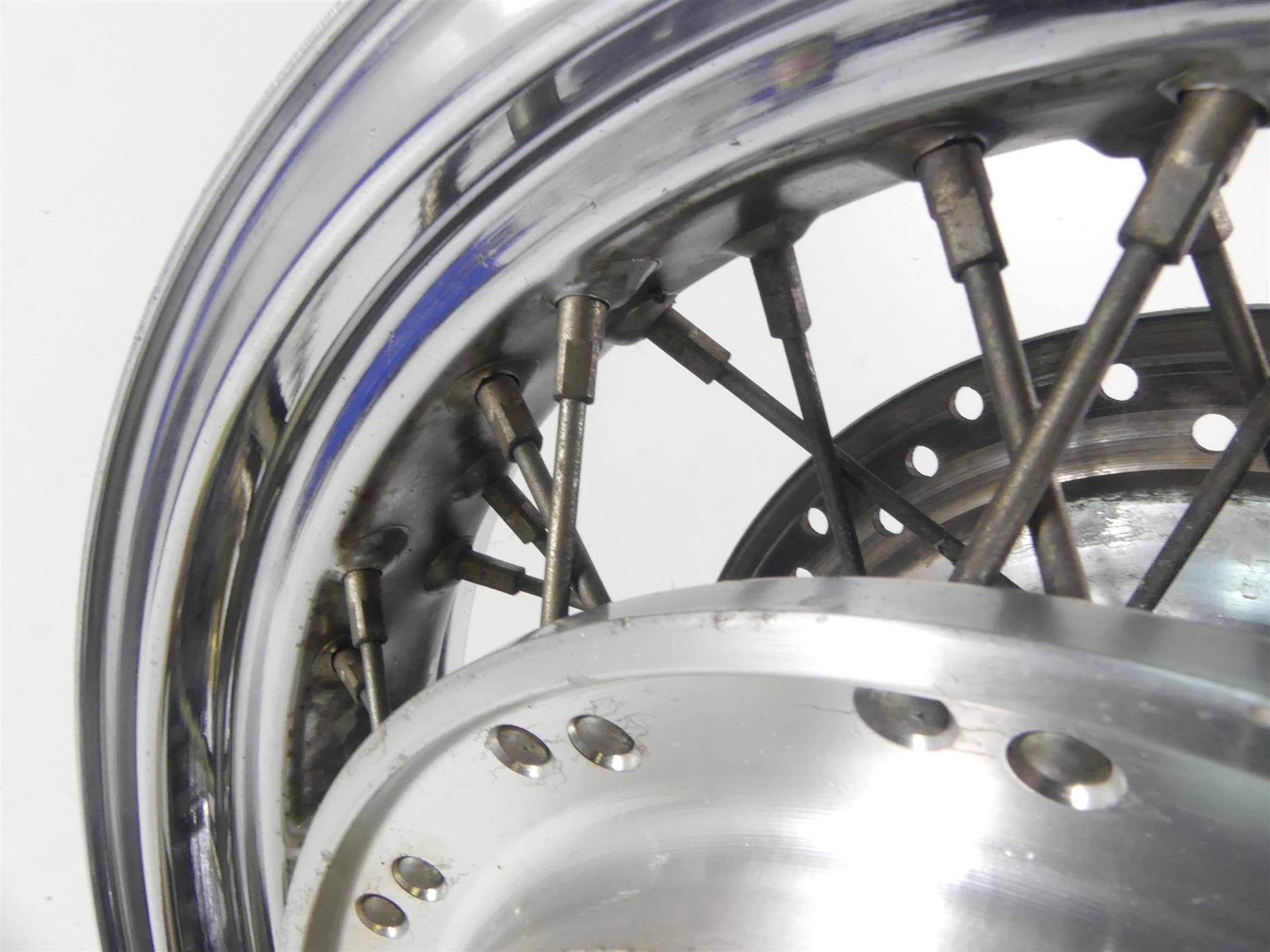 2003 Honda VTX1300 S Straight Spoke Rear Wheel Rim 15x3.5 - Read 42650-MEA-670 {{ shop.shopifyCountryName }} - Mototech271