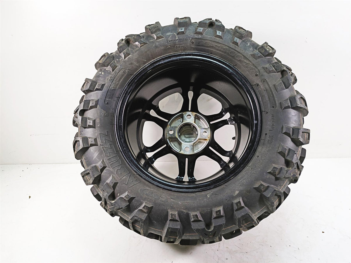 2021 CFMoto Zforce 500 Trail Left Rear Wheel Abuzz CST 26x11-14 Tire 9SW0-110100 {{ shop.shopifyCountryName }} - Mototech271