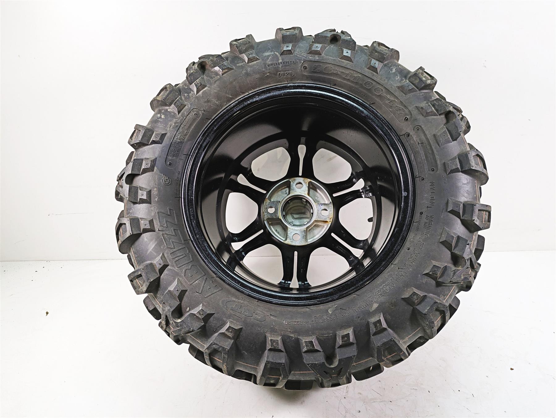 2021 CFMoto Zforce 500 Trail Left Rear Wheel Abuzz CST 26x11-14 Tire 9SW0-110100 {{ shop.shopifyCountryName }} - Mototech271