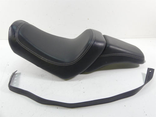 2015 Harley FXDF Dyna Fat Bob Rider Driver Passenger Dual Seat Saddle 52000117 | Mototech271
