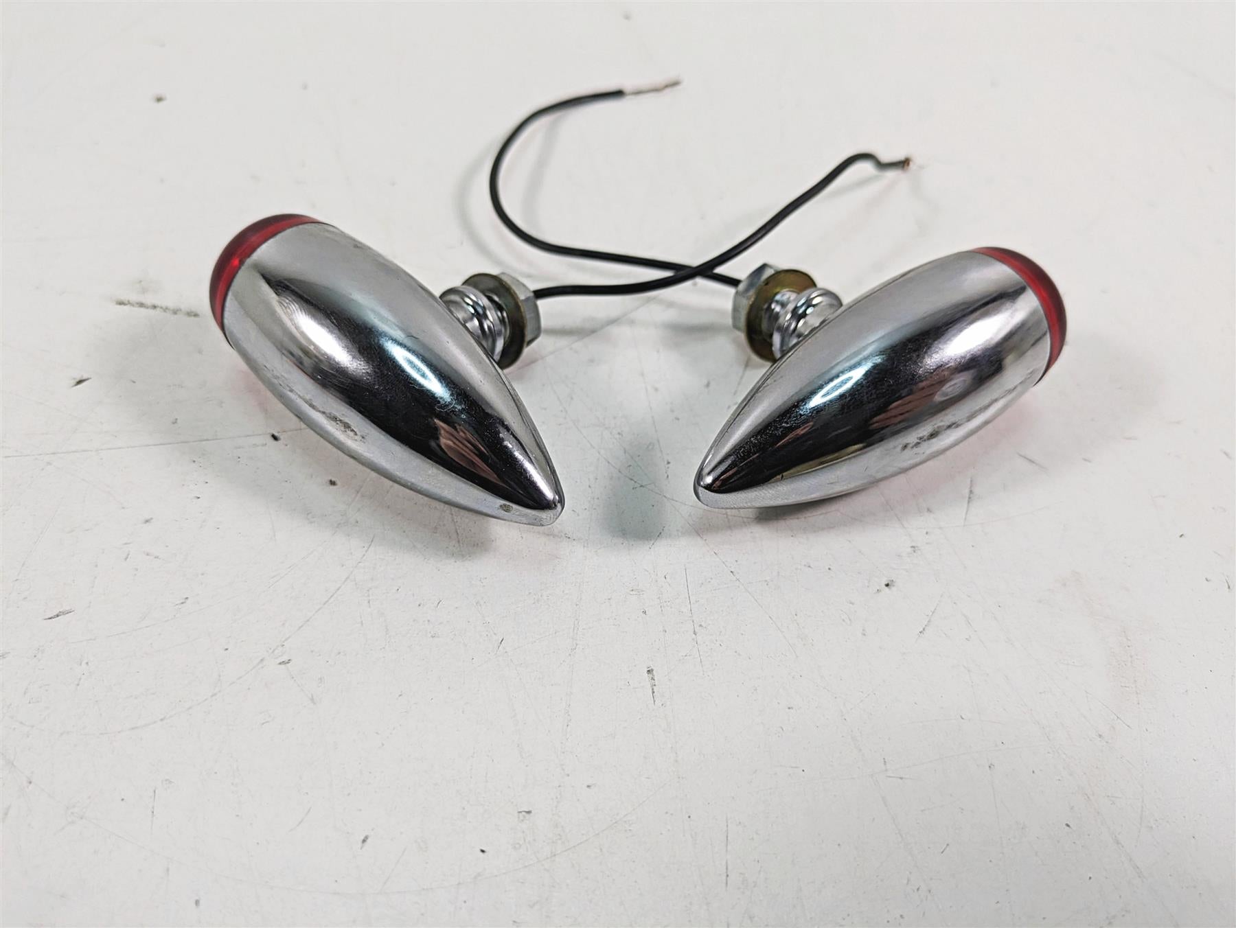 2000 Harley FXSTS Softail Springer Front Bullet Blinker Turn Signal Set {{ shop.shopifyCountryName }} - Mototech271