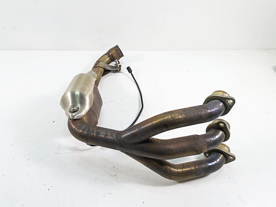 2012 Triumph Tiger 800XC ABS Oem Exhaust Header Manifold Pipe T2205036 {{ shop.shopifyCountryName }} - Mototech271