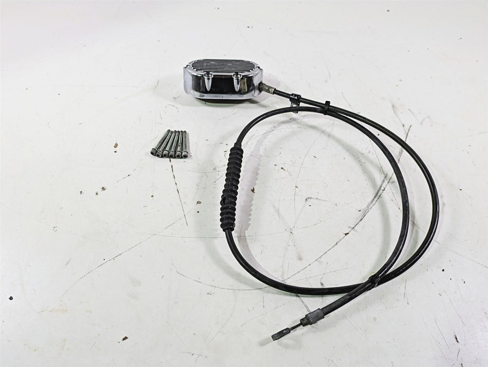 1992 Harley FLSTC Softail Heritage Gearbox Clutch Cover + Cable 37082-87 {{ shop.shopifyCountryName }} - Mototech271