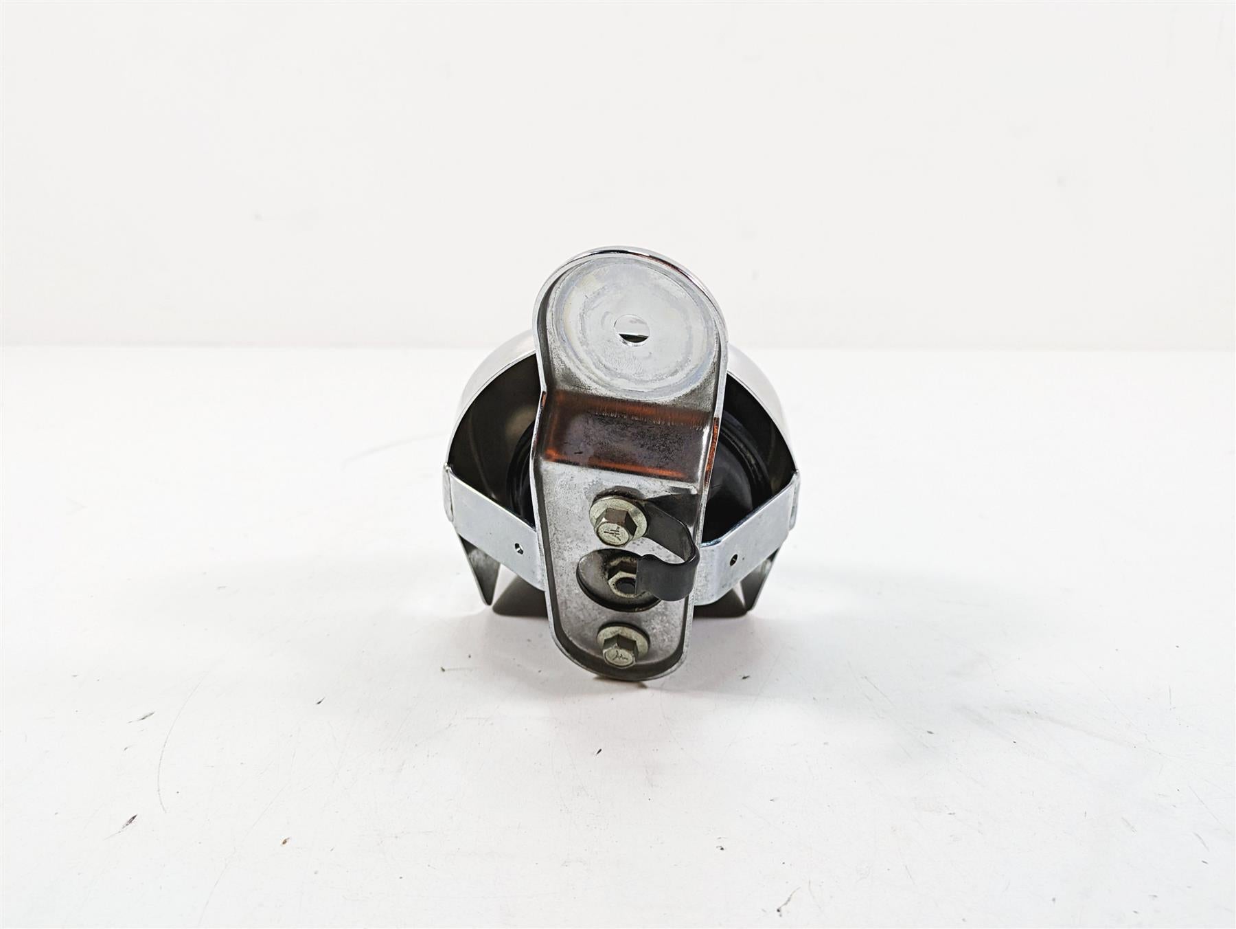 2009 Harley Dyna FXDFSE CVO Fat Bob Horn + Chrome Cover - Bent 61300478A {{ shop.shopifyCountryName }} - Mototech271