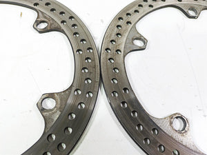 2004 BMW R1150GS R21 Front Brake Disc Rotor Set L 34112314893 R 34112314894 | Mototech271