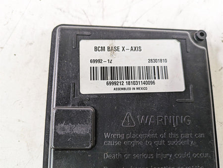 2013 Harley FXDWG Dyna Wide Glide Bcm Body Control Module X-Axis 69992-12 {{ shop.shopifyCountryName }} - Mototech271