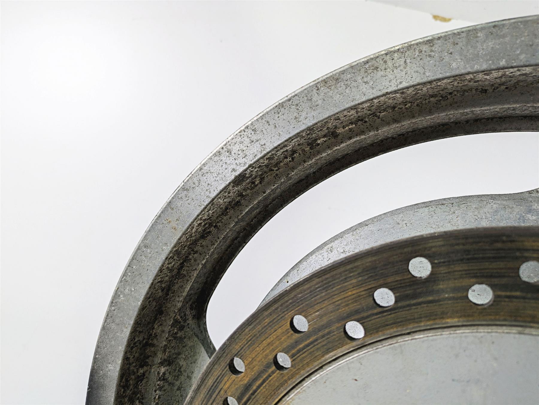 2001 Honda VT1100 Shadow Sabre Straight 18x3 Front Wheel Rim 44650-MCK-A03 {{ shop.shopifyCountryName }} - Mototech271