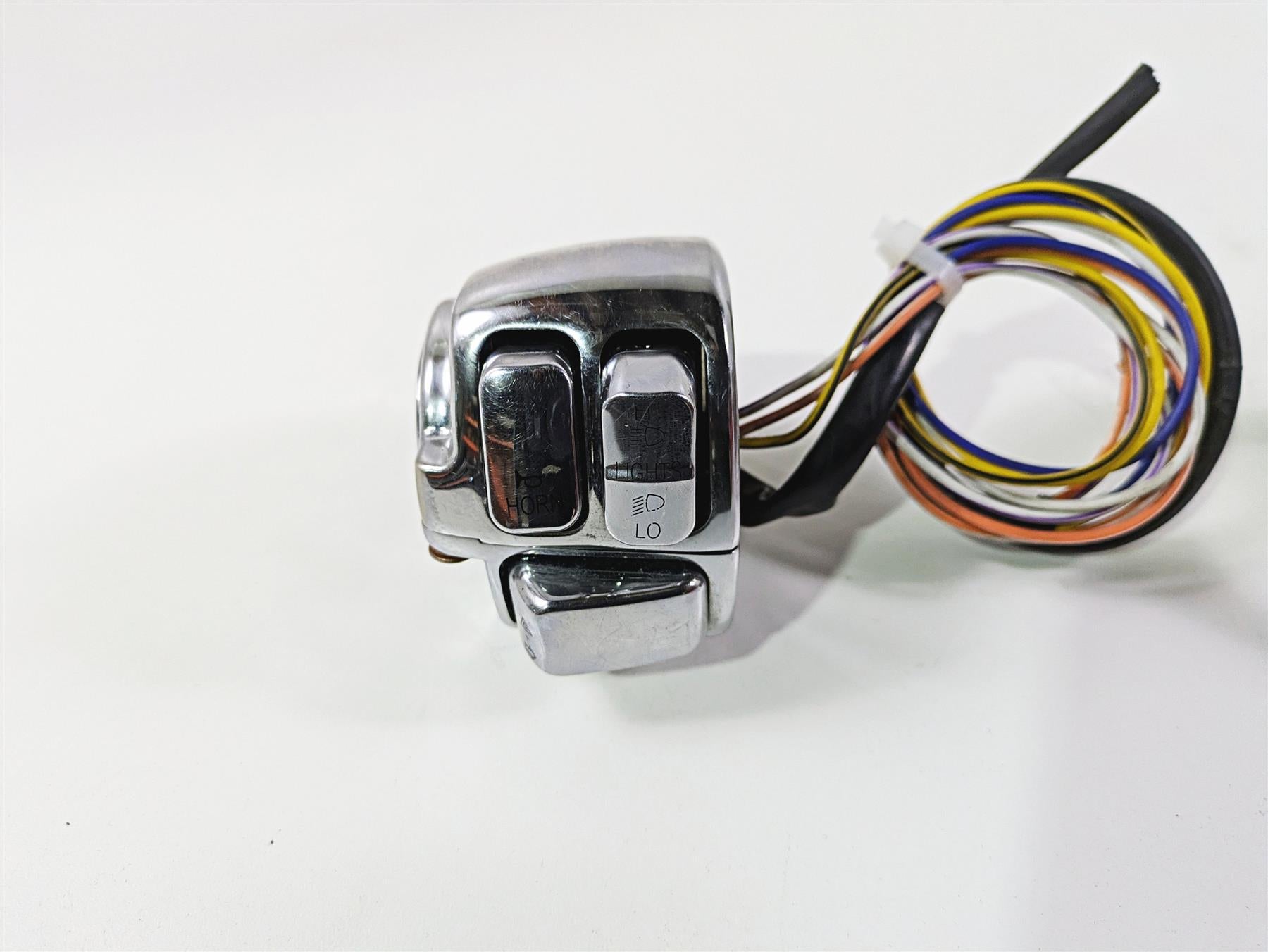 2004 Big Dog Chopper Chrome Harley Left Right Hand Light Kill STart Control Switch Set {{ shop.shopifyCountryName }} - Mototech271