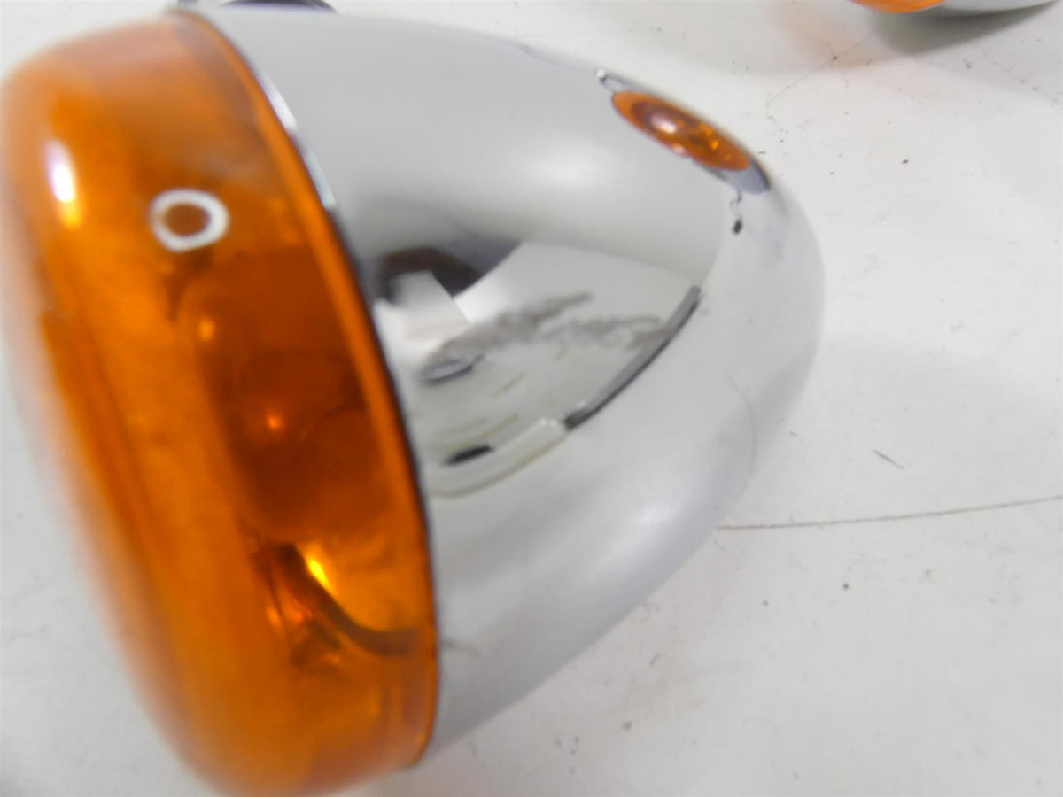 2005 Harley FXDWGI Dyna Wide Glide Rear Chrome Blinker Turn Signal Set 68972-00 {{ shop.shopifyCountryName }} - Mototech271