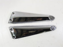 Load image into Gallery viewer, 2006 Triumph Rocket 3 Rear Chrome Side Guards Covers Struts T2081425 T2081430 | Mototech271
