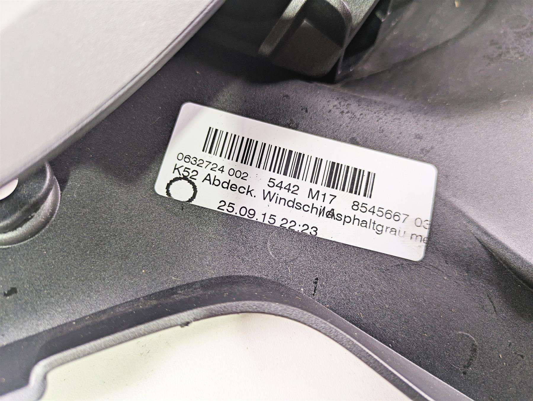 2016 BMW R1200RT K52 Gps Mount Visor Fairing Cover Asphaltgrau 8545667 {{ shop.shopifyCountryName }} - Mototech271