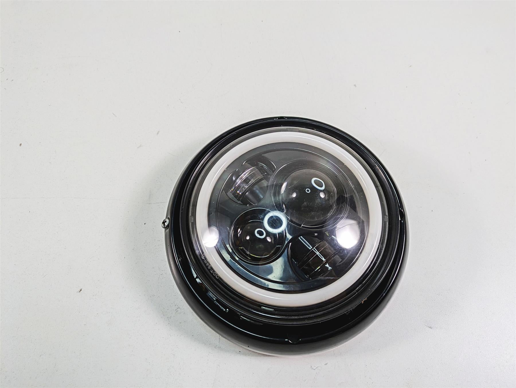 2013 Harley Touring FLHX Street Glide Aftermarket Led Headlight + Oem Bucket