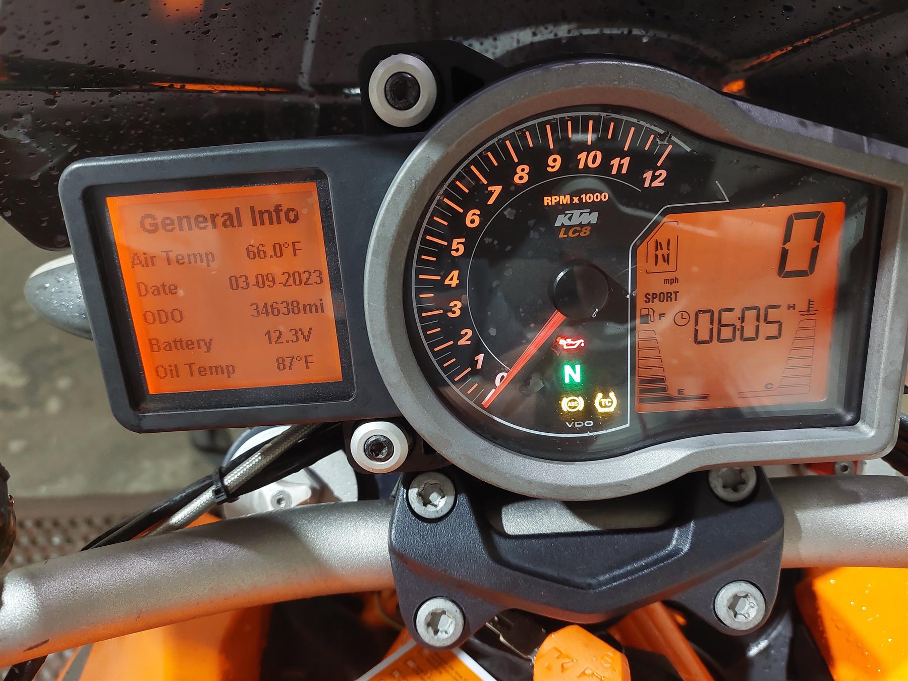2016 KTM 1290 Superduke R Speedometer Gauge Instrument Cluster 34K 60414069000 {{ shop.shopifyCountryName }} - Mototech271
