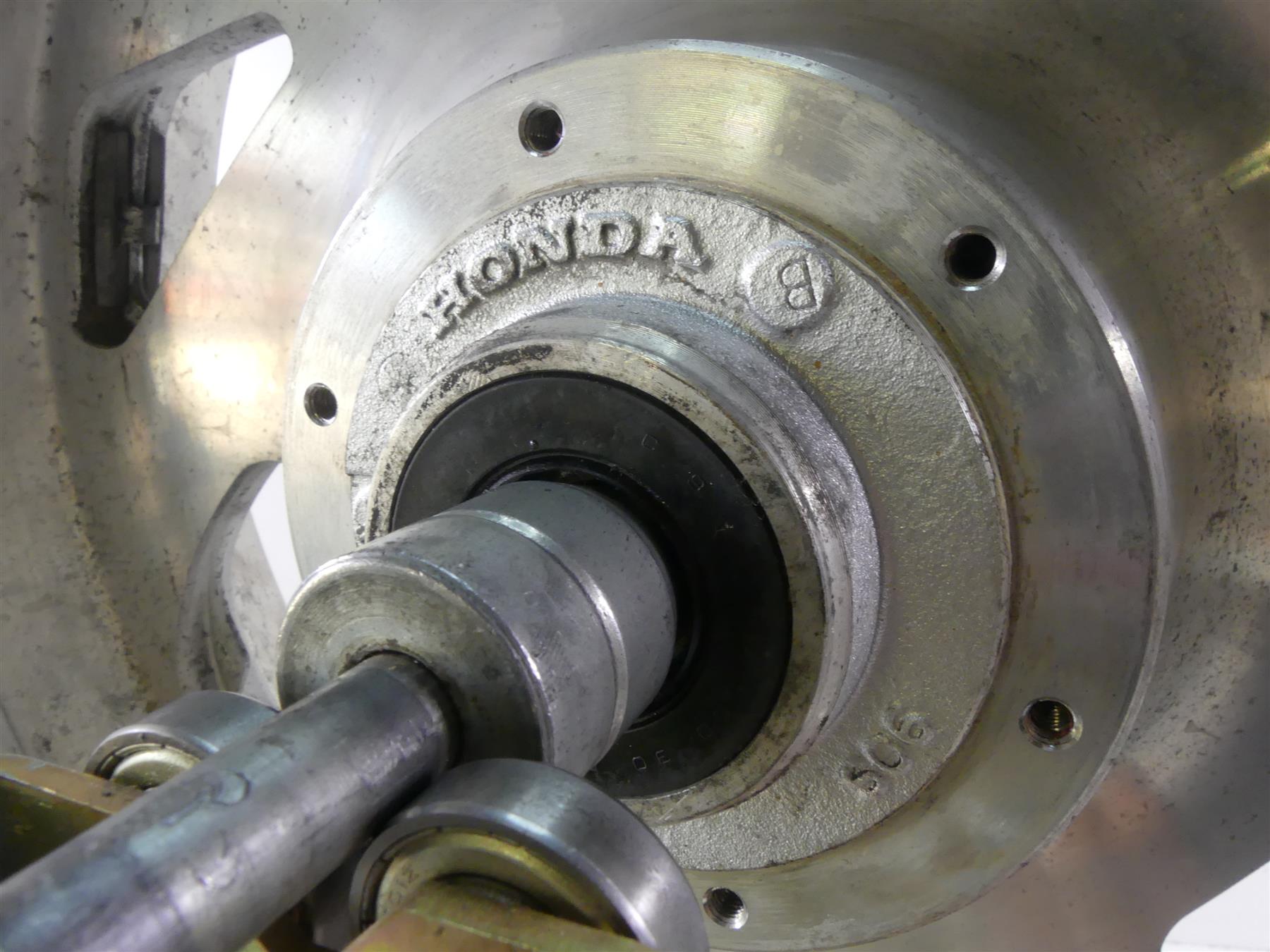 2003 Honda VTX1800R Straight Front Cast Wheel Rim 17x3.5 44650-MCV-000 {{ shop.shopifyCountryName }} - Mototech271