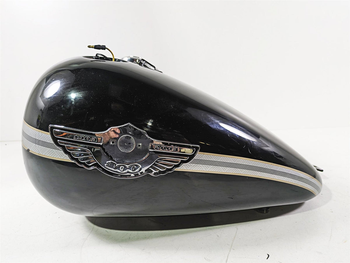 2003 Harley FLSTC Softail Heritage 100th Fuel Gas Petrol Tank 62180-00D {{ shop.shopifyCountryName }} - Mototech271