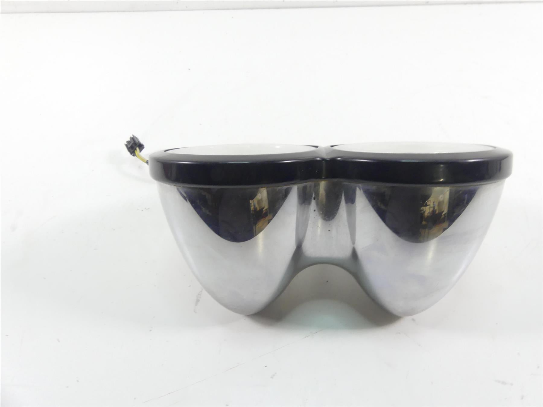 2014 Harley FXDF Dyna Fat Bob Dual Chrome Headlight Head Light Lamp 67700167 {{ shop.shopifyCountryName }} - Mototech271