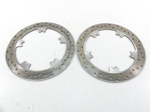 2016 Harley FXDL Dyna Low Rider Front Brake Rotor Disc Set 4K Only 44553-06A