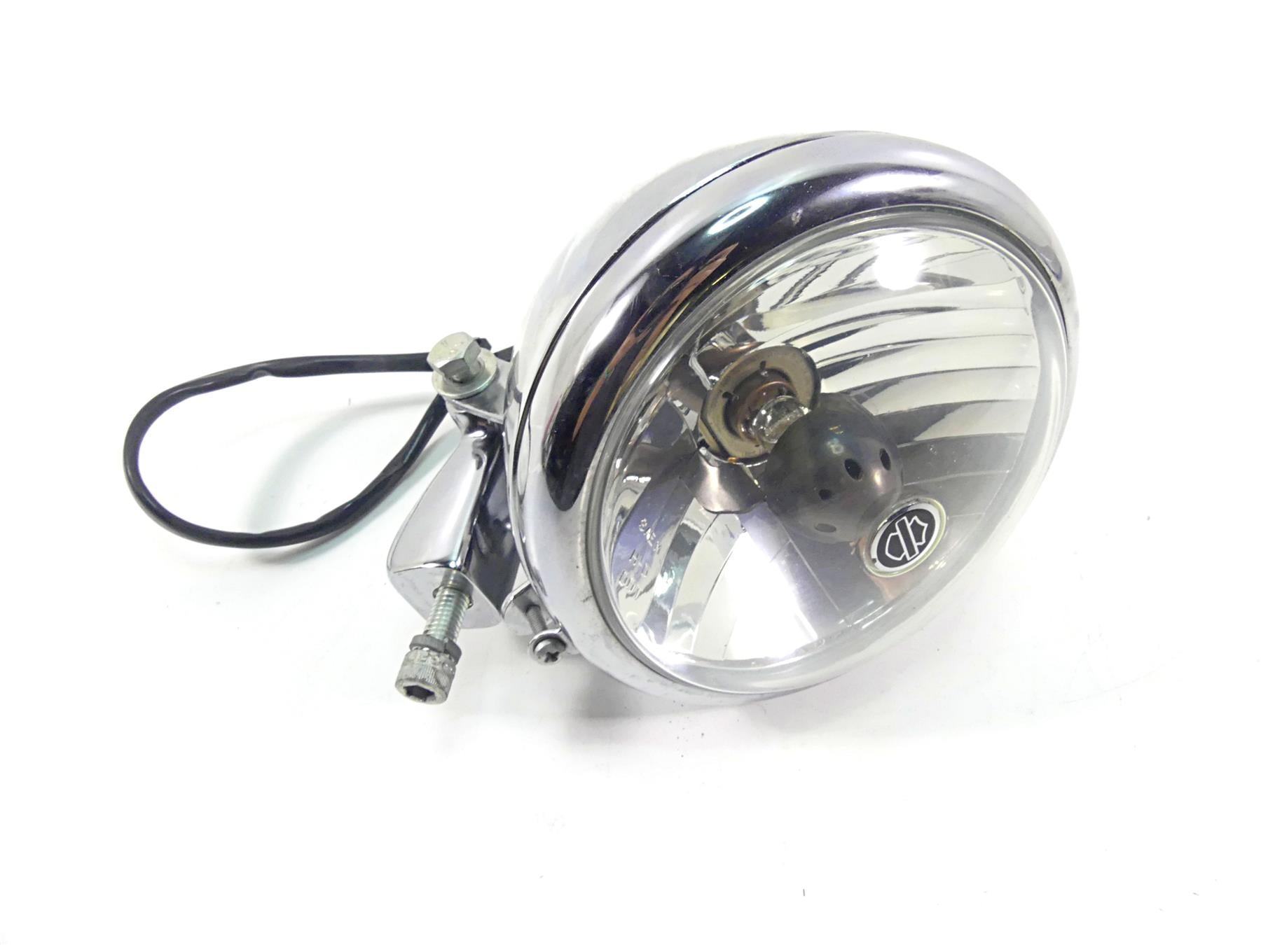 2005 Harley Sportster XL1200 C Headlight Head Light Lamp & Mount 69670-04A | Mototech271