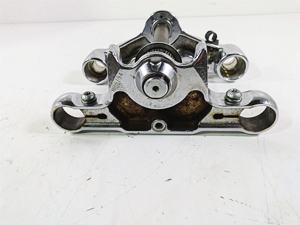 2003 Harley Softail FXSTDI Deuce 100th Upper Lower Triple Tree Set 45475-00A {{ shop.shopifyCountryName }} - Mototech271