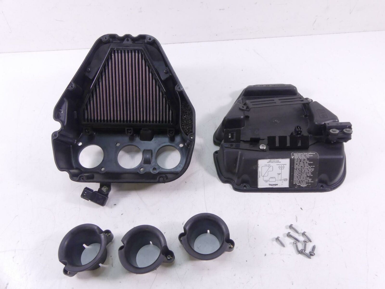 2009 Triumph Street Triple 675R Air Filter Cleaner Breather Box T2200492 {{ shop.shopifyCountryName }} - Mototech271