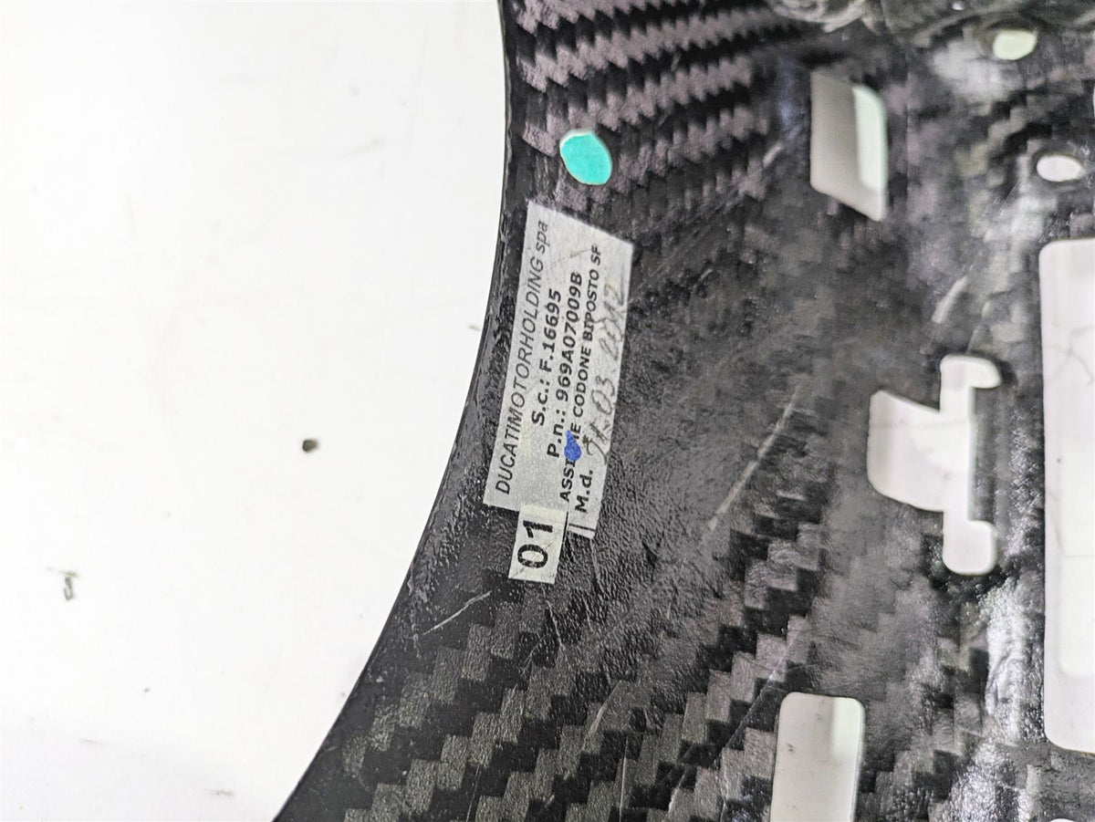 2012 Ducati Streetfighter 848 Carbon Fiber Tail Fairing Cover Cowl 969A07009B {{ shop.shopifyCountryName }} - Mototech271