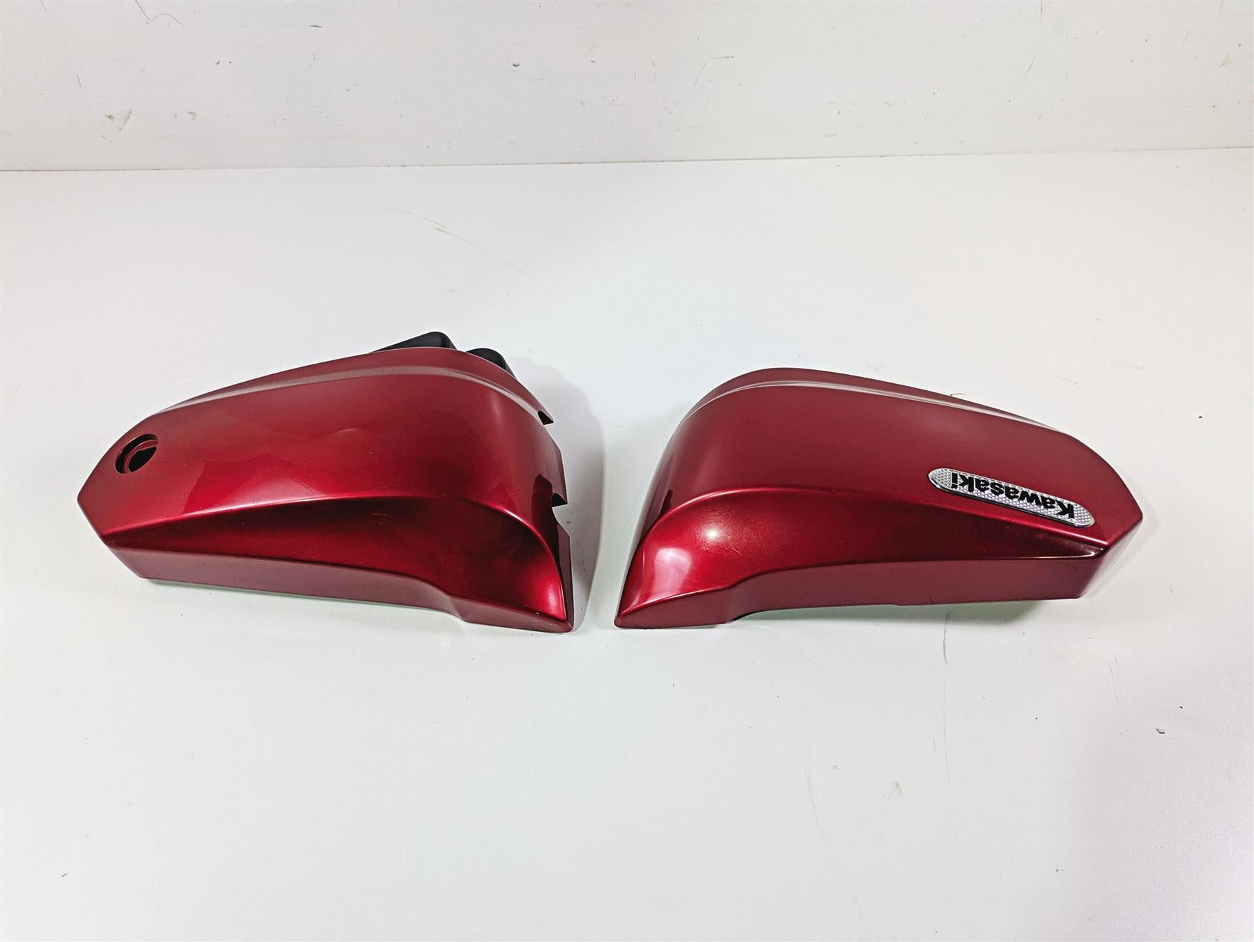 2008 Kawasaki VN1600 Vulcan Nomad Left Right Side Cover Set 36001-0057-17K {{ shop.shopifyCountryName }} - Mototech271