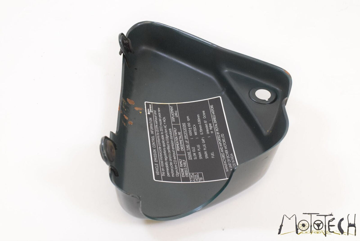 2012 Royal Enfield Bullet Classic C5 Right Side Cover CLASSIC GREEN {{ shop.shopifyCountryName }} - Mototech271