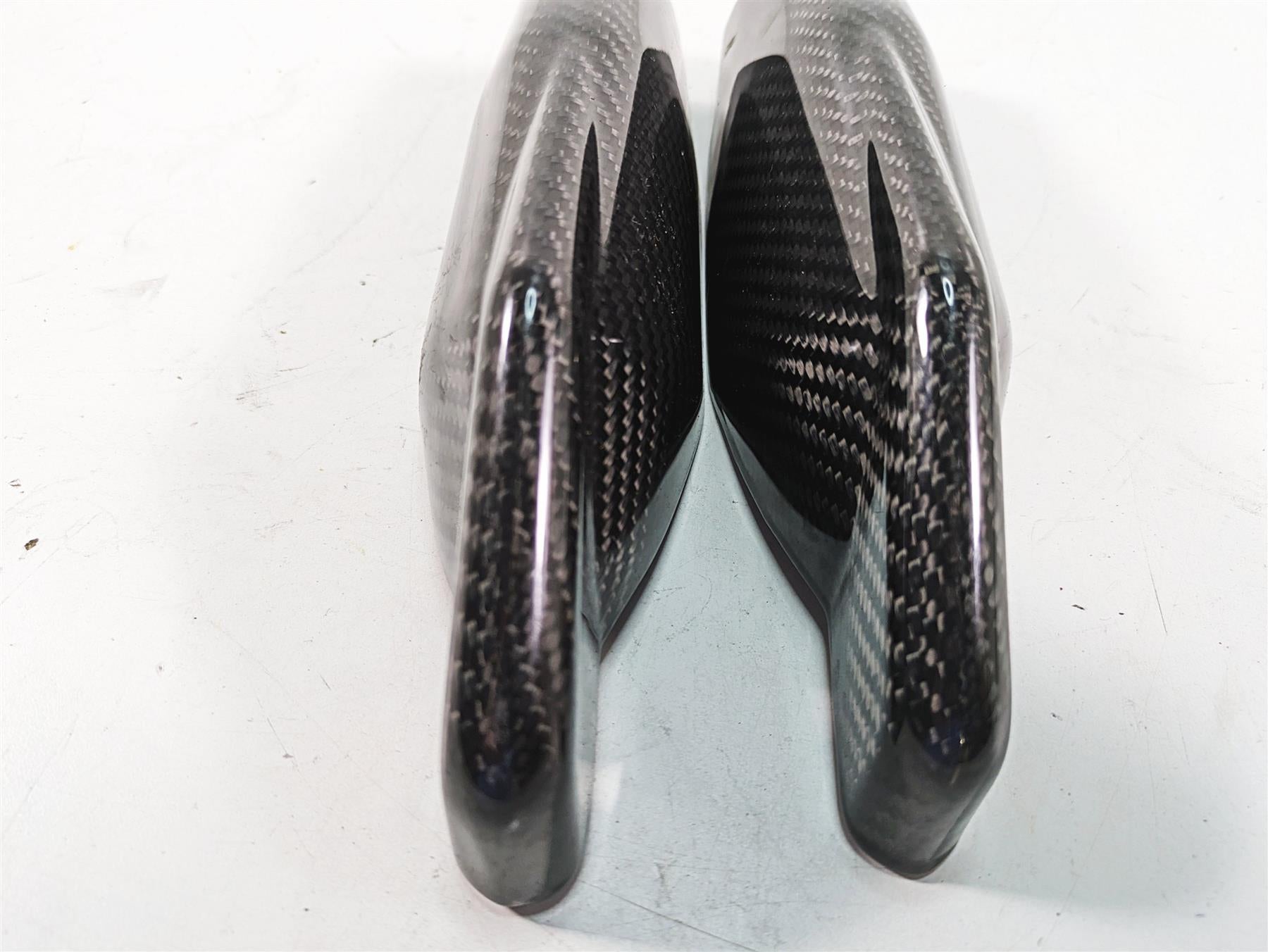 2011 Ducati Hypermotard 1100 Evo SP Front Fork Lower Carbon Guards 46012801E {{ shop.shopifyCountryName }} - Mototech271