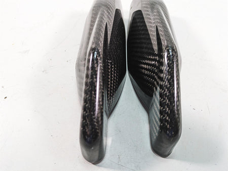 2011 Ducati Hypermotard 1100 Evo SP Front Fork Lower Carbon Guards 46012801E {{ shop.shopifyCountryName }} - Mototech271
