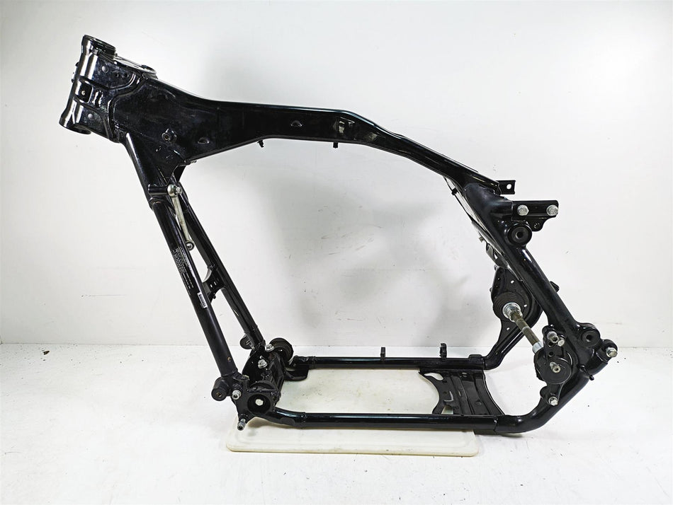 2011 Harley Touring FLHR Road King Straight Main Frame Chassis With Clean Texas Title - 47900-11BHP {{ shop.shopifyCountryName }} - Mototech271