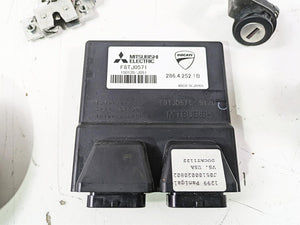 2015 Ducati Panigale 1299 S Cdi Ecu Ecm & Ignition Switch Key Lock Set 28642521B