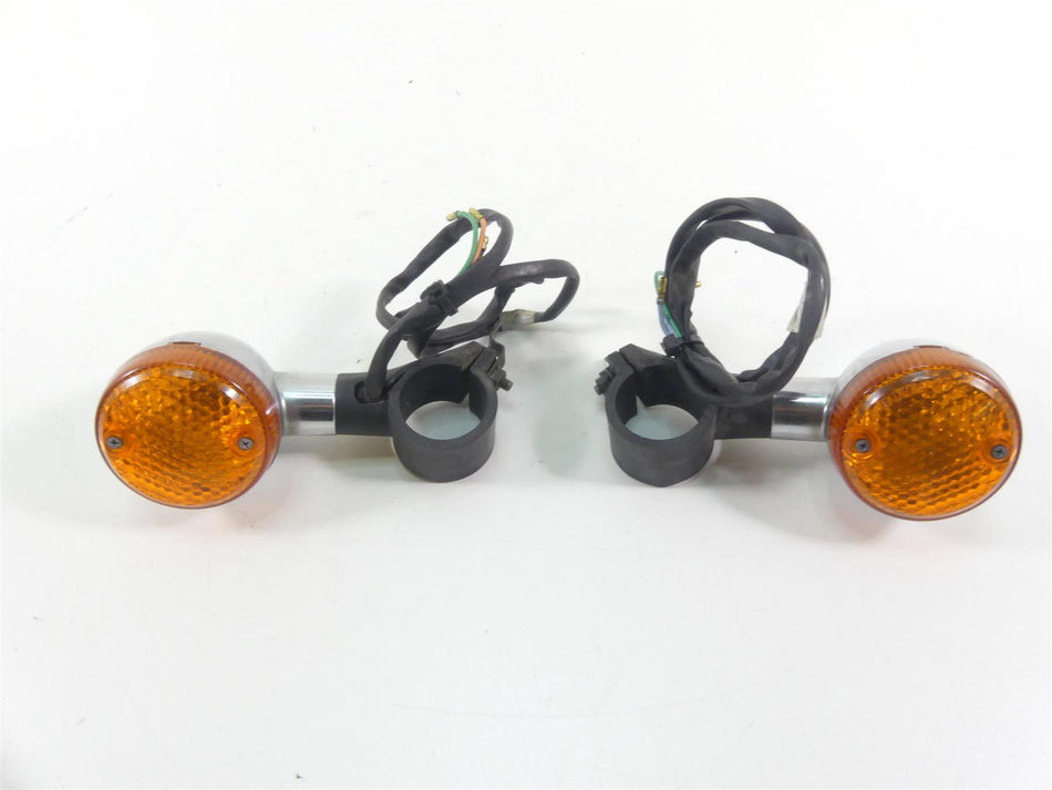 1998 Honda Shadow VT1100T Front Blinker Turn Signal Indicator Set 33400-MAH-671 {{ shop.shopifyCountryName }} - Mototech271
