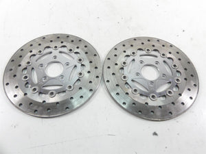 2005 Harley Touring CVO FLHTCSE Electra Glide Front Brake Rotor Discs 44365-00 | Mototech271