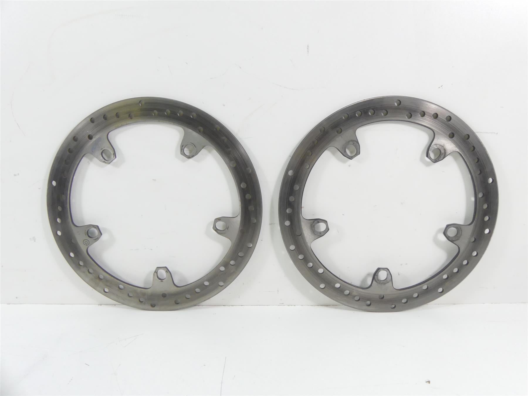 2019 Indian Motorcycle Co. FTR1200 Front Brembo Brake Rotor Disc Set 1913317