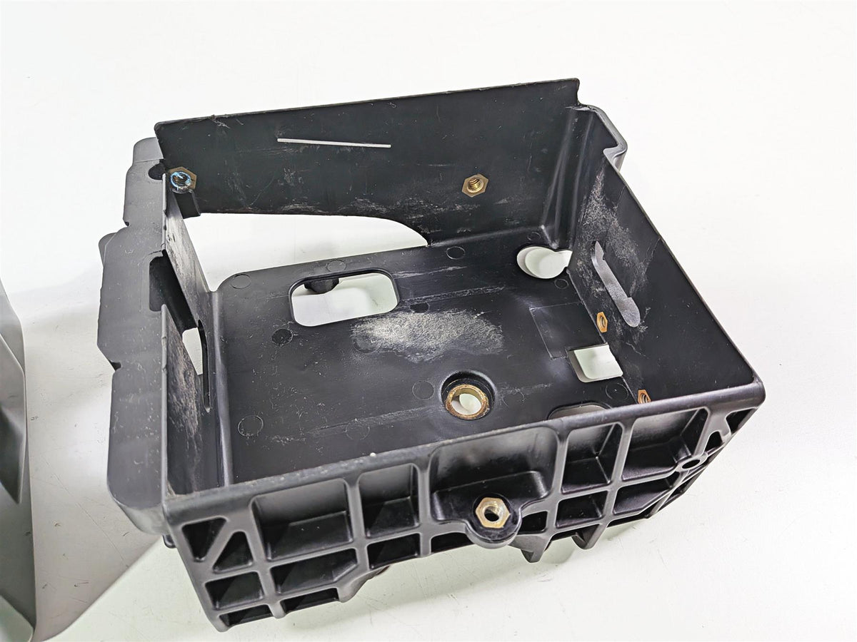 2008 Harley FXDSE CVO Dyna Black Battery Tray & Cover 70379-06B-Mototech271