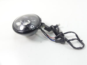 2011 Harley VRSCF Muscle Rod Led Headlight Head Light + Bucket & Custom Mount | Mototech271