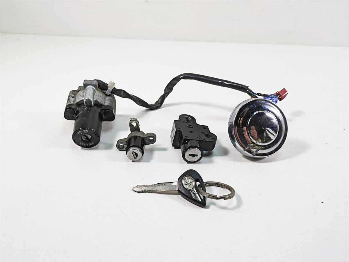2009 Yamaha XV1900 Raider Ignition Switch Gas Cap Steering Key Lock 5C7-82510-00 {{ shop.shopifyCountryName }} - Mototech271