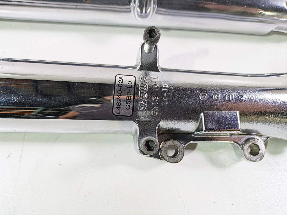 2007 Harley Touring FLHRSE CVO Road King Chrome Front Fork Leg Set 41mm 46240-02 {{ shop.shopifyCountryName }} - Mototech271