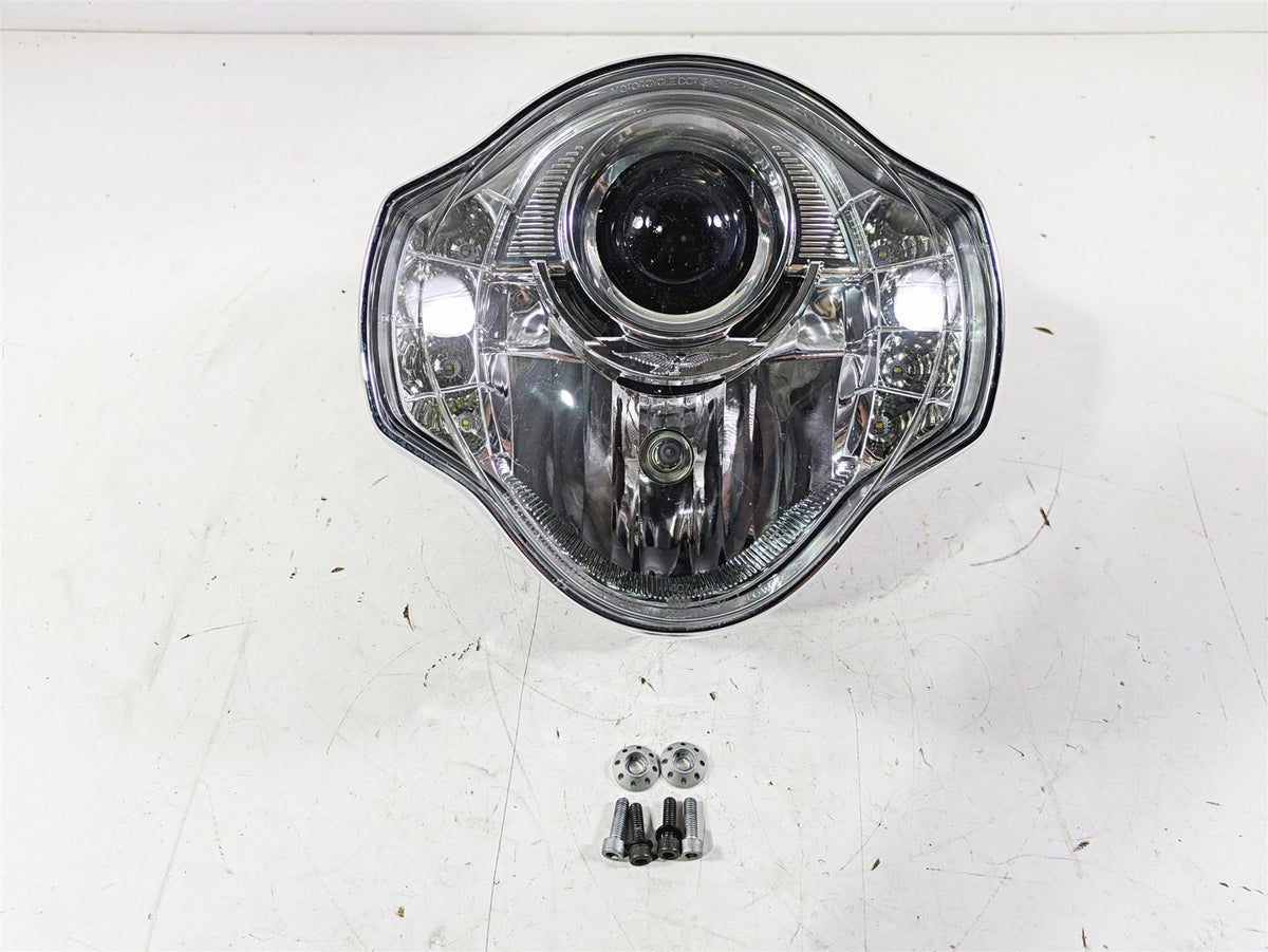 2014 Moto Guzzi California 1400 Touring Headlight Lamp & Mounts 887453 {{ shop.shopifyCountryName }} - Mototech271