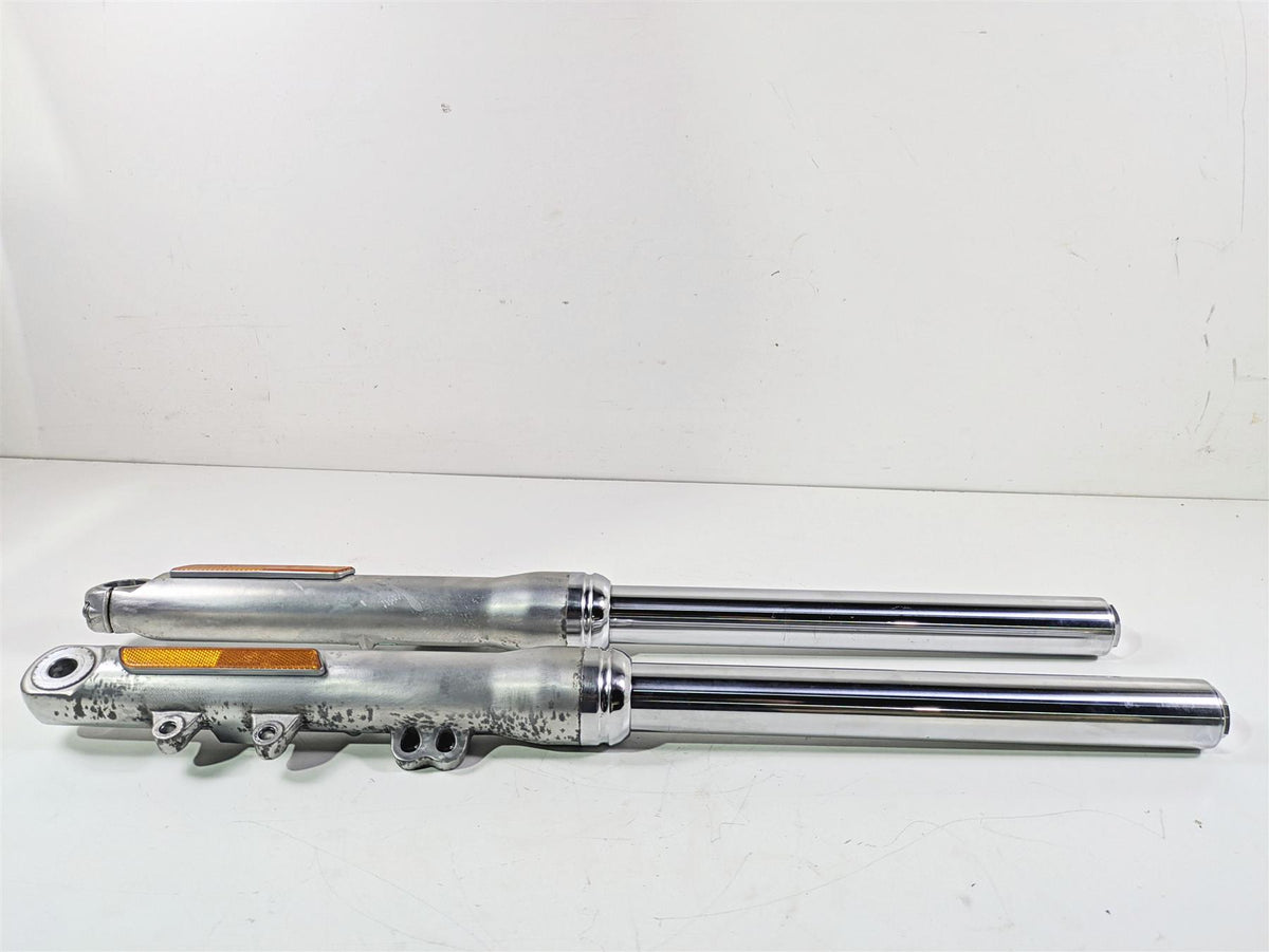 2009 Harley FXDC Dyna Super Glide Straight Front Fork Set 45947-06A 45948-06B {{ shop.shopifyCountryName }} - Mototech271