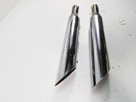 2006 Harley Softail FXSTSI Springer Screamin Eagle 2 II Slash Cut Slip On Mufflers & Baffles {{ shop.shopifyCountryName }} - Mototech271