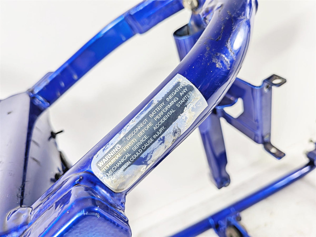 2005 Harley Softail FLSTFSE CVO Fat Boy Straight Blue Frame Chassis With Clean Mississippi Title 47008-00C-Mototech271