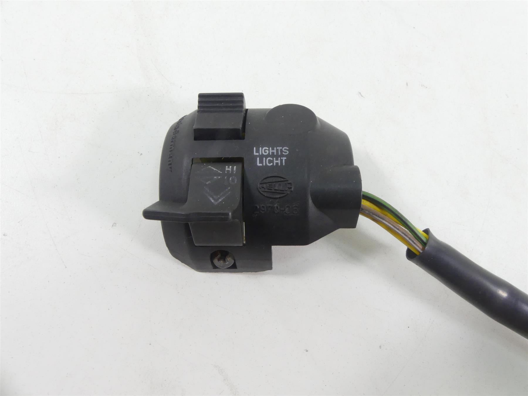1978 BMW R100 S (2474) Left Hand Hella Light Control Switch 2970-06 61311243598 {{ shop.shopifyCountryName }} - Mototech271
