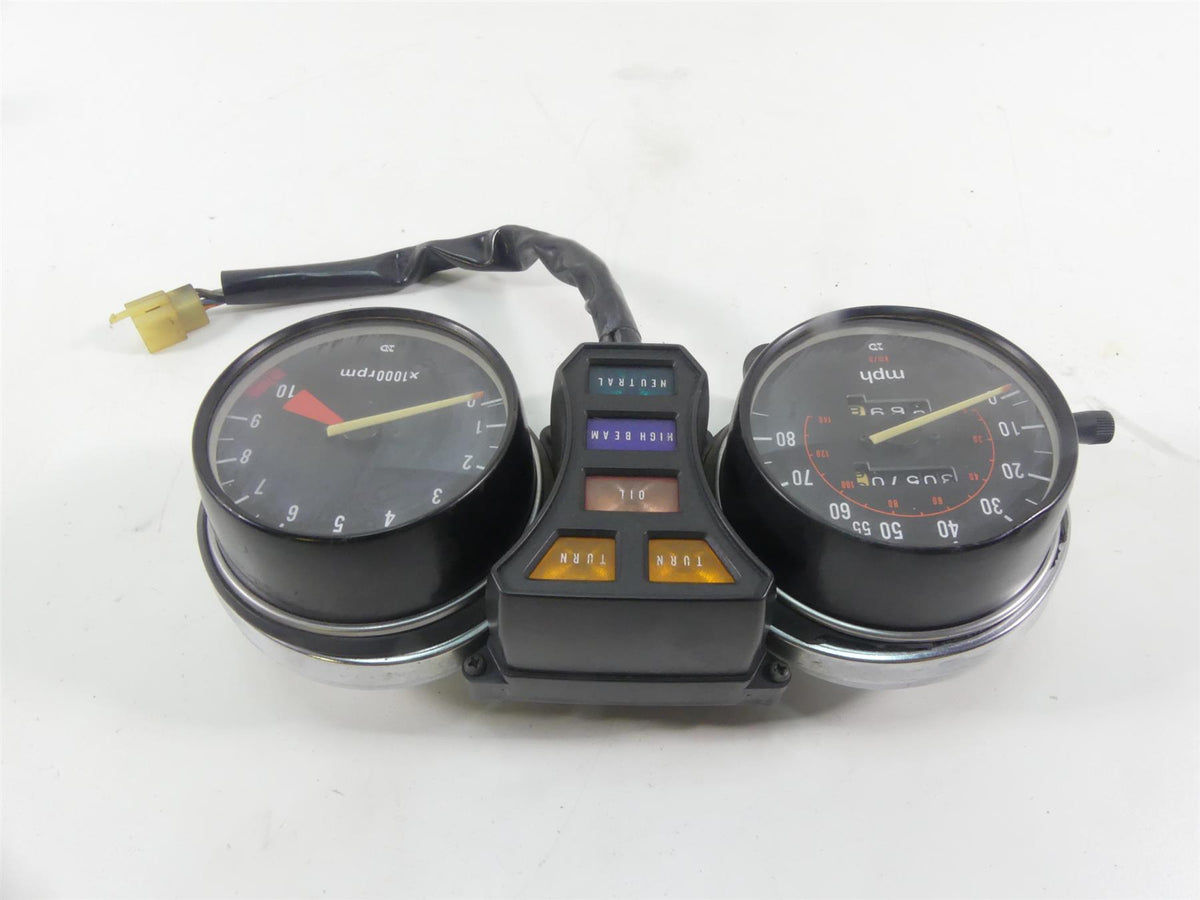 1980 Honda CB750C Custom Speedometer 30K Gauges Tachometer 37200-MA5-671 {{ shop.shopifyCountryName }} - Mototech271